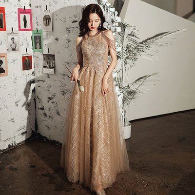 Vestido de Noche Elegante con Flecos para Fiesta y Compromiso - Image 6