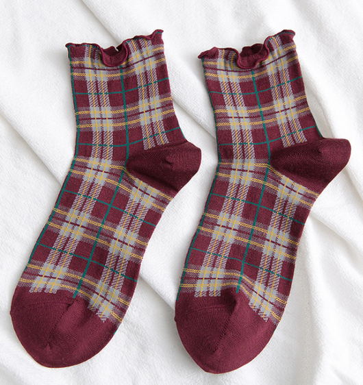 Calcetines Estampado Cuadros para Mujer - Image 10