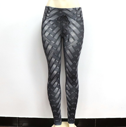 Leggins Deportivos Estampado Iron Weave con Levantamiento de Glúteos - Image 9