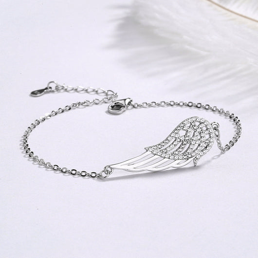 Pulsera de alas de ángel en plata 925 para mujer - Image 3