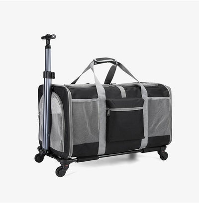 Bolsa de Transporte Plegable para Mascotas con Ruedas y Correa - Image 8