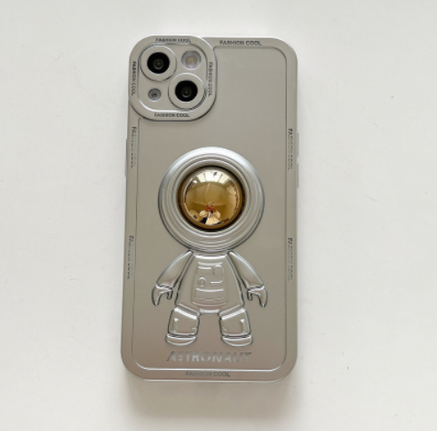 Funda Astronauta 3D con Galvanizado Espejo para Celular - Image 10