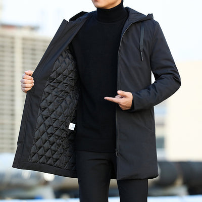 Chamarra Gruesa con Capucha para Hombre - Casual y Versátil - Image 2