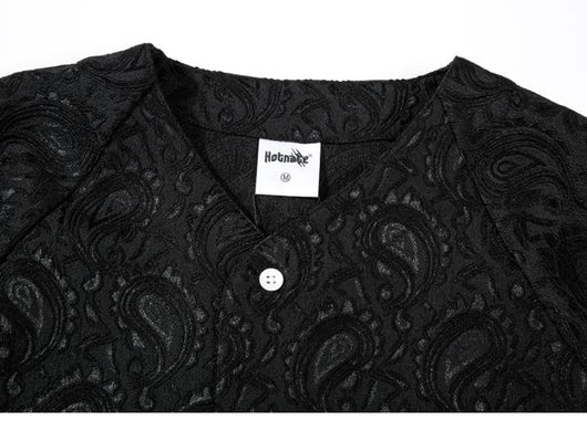 Camisa Suelta de Seda Azul para Hombre y Mujer - Image 3