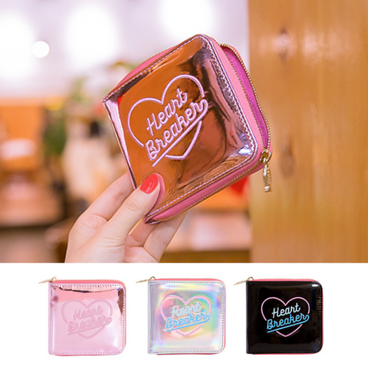Billetera Compacta para Mujer con Cierre de Cremallera