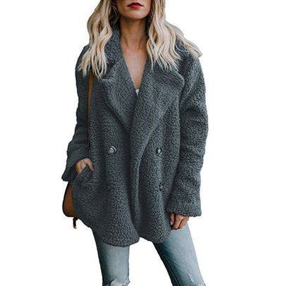 Blusa Elegante de Botones con Cuello Solapa para Otoño e Invierno - Image 7