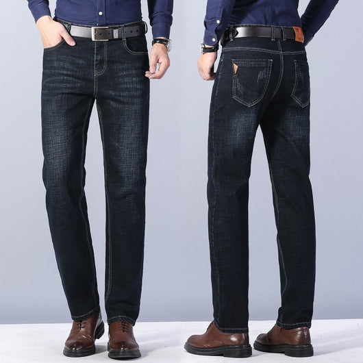 Jeans Rectos Casuales con Stretch para Trabajo - Comodidad Total - Image 2