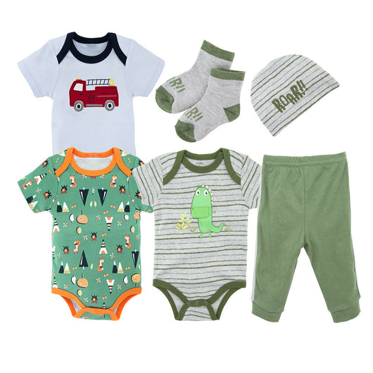 Conjunto de 5 Piezas para Bebé Verano Manga Corta - Image 20