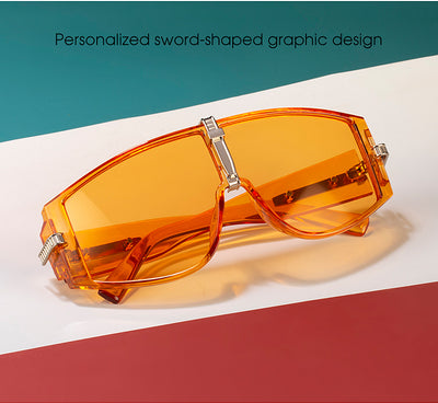 Clear oversized cycling goggles with a full-frame design and transparent lenses, suitable for men. - Image 15