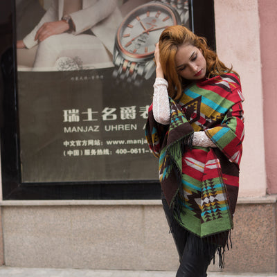 Cardigan Retro para Mujer con Borlas - Suéter Suelto Vintage de Otoño e Invierno
