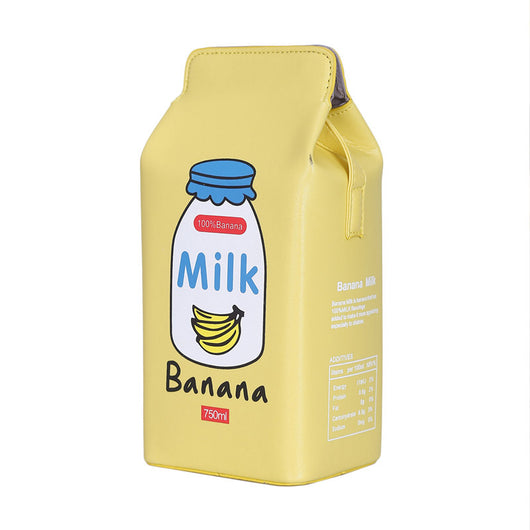 Bolsa Cuadrada Pequeña Estampada con Diseño de Caja de Leche - Image 17