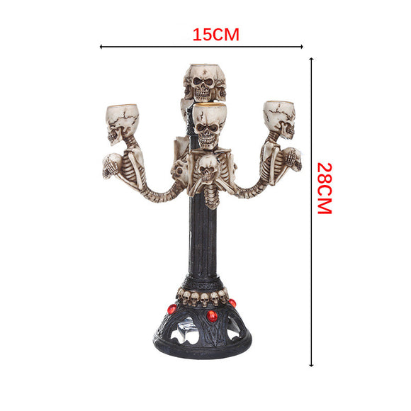 Calavera de Resina para Decoración del Hogar