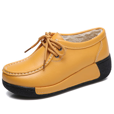 Zapatos de plataforma con tacón cuña para mujer - Image 10