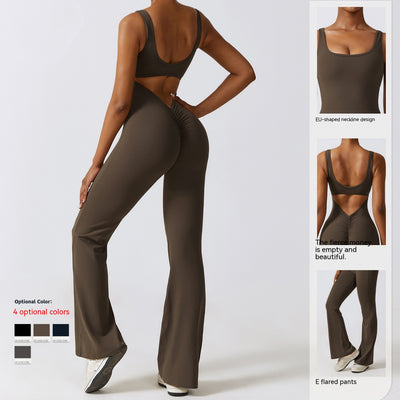 Enterizo Deportivo Mujer con Espalda Abierta para Fitness - Image 14