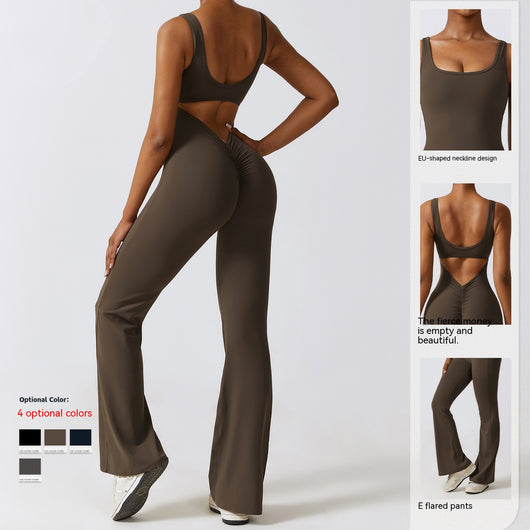 Enterizo Deportivo Mujer con Espalda Abierta para Fitness - Image 14