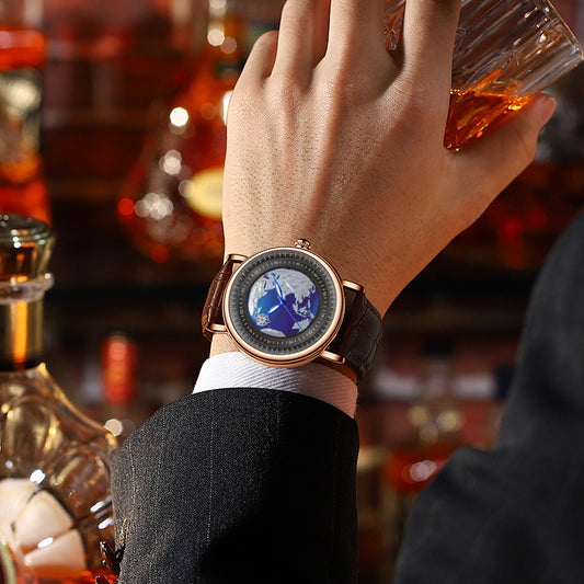 Reloj Deportivo Hombre 3D Tierra Acuático - Cuarzo Premium - Image 2
