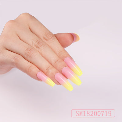 Plantilla de Uñas Ballet Amarillo Brillante - Image 28