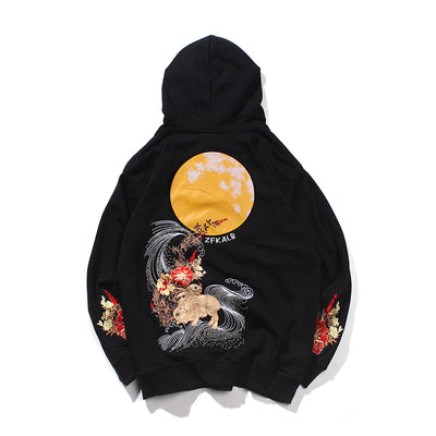 Sudadera con Capucha Bordada Estilo Chino Ligera - Image 10
