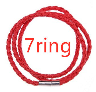 Pulsera de Cuero Trenzado Personalizada para Hombre con Nombre y Acero Inoxidable - Image 74