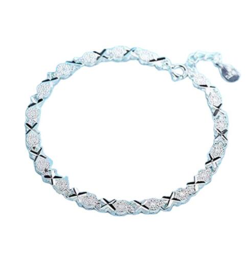 Pulsera de Plata Esterlina con Zirconia Cúbica - Diseño Geométrico para Mujer