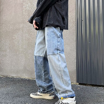Jeans Ancho con Costuras Decorativas para Hombre - Image 3