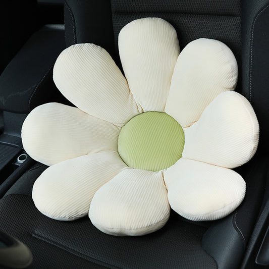 Reposacabezas de Peluche Floral para Auto - Image 2