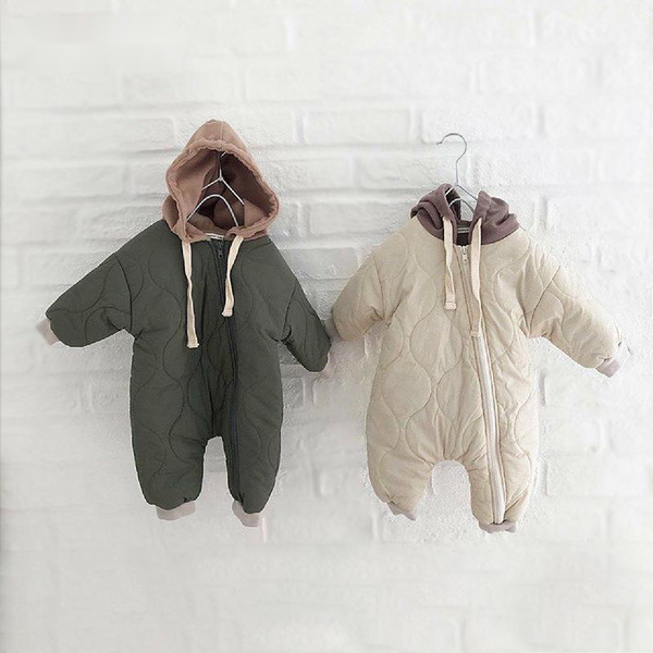 Mameluco Acolchado para Bebé - Ropa de Salida Cálida y Cómoda