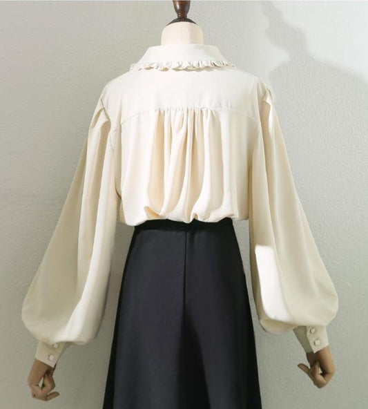 Blusa Suelta con Mangas Farol para Mujer - Image 2