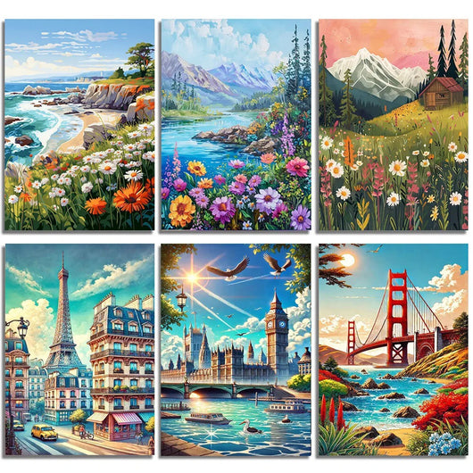 Cuadro Diamantado Paisaje Hermoso para Sala y Entrada - Pintura DIY Decorativa - Image 2