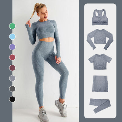 Conjunto Deportivo Ajustado de Manga Larga Estilo Europeo - Image 10