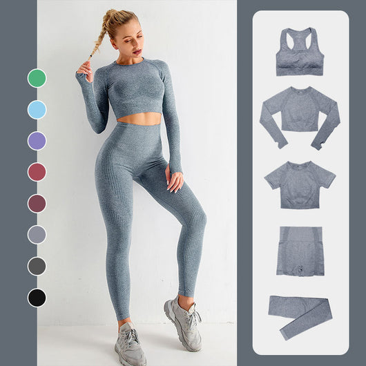 Conjunto Deportivo Ajustado de Manga Larga Estilo Europeo - Image 10