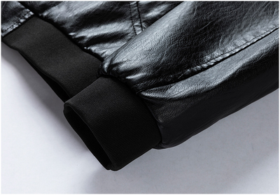 Chaqueta de Cuero con Cuello Alto para Primavera y Otoño - Image 13