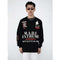 Men's Creative Lettering Crew Neck Long Sleeve T-Shirt