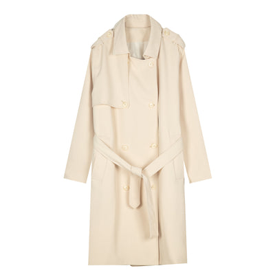 Gabardina Cruzada para Hombre con Cinturón Integrado - Image 4