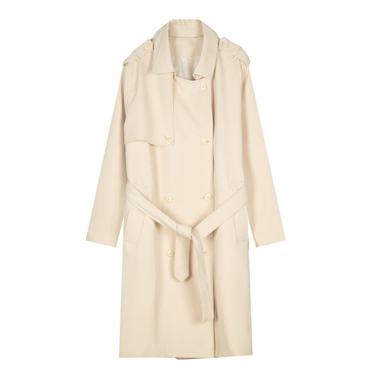 Gabardina Cruzada para Hombre con Cinturón Integrado - Image 4