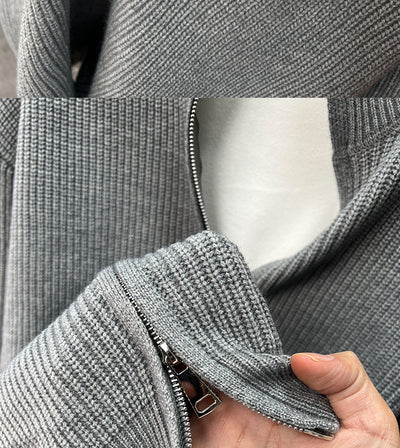 Cardigan de Punto con Cierre de Cremallera para Hombre - Image 10