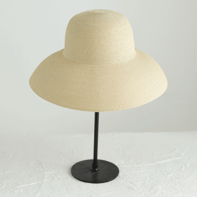 Sombrero de Paja Plegable para Playa - Versátil y Cómodo - Image 9