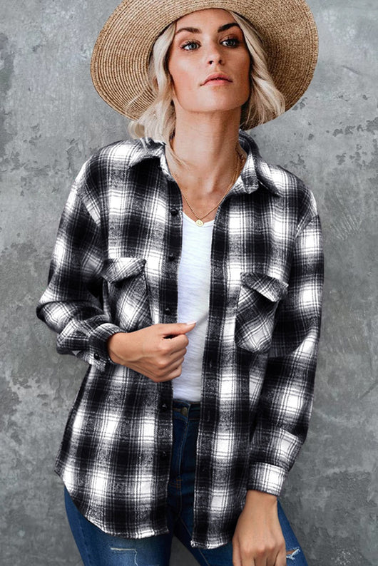 Cardigan Holgado de Cuello Abierto Talla Media - Image 9