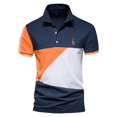 Polo Manga Corta para Hombre con Bordado de Ciervo - Image 10