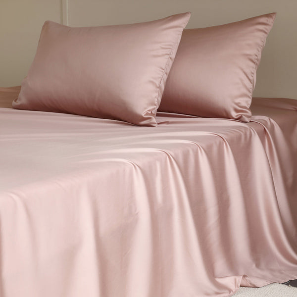 Sábana Bajera Individual Tencel Suave con Esquinas Redondeadas