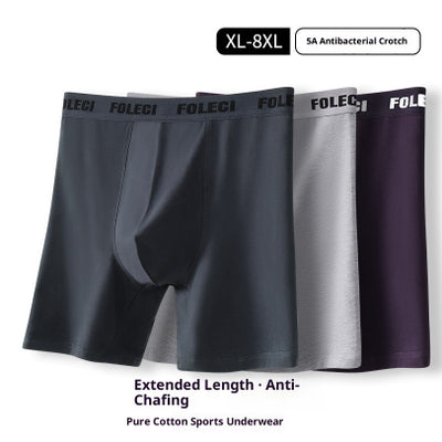 Boxer Briefs Deportivos Alargados para Hombre - Algodón Puro Transpirable - Image 10