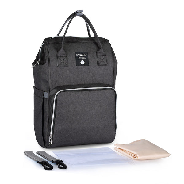 Mochila Impermeable Doble para Mamá y Bebé