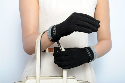 Guantes para Mujer con Lazo Táctiles y Cálidos - Image 23