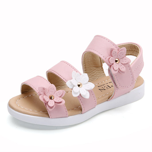 Sandalias Gladiador para Niñas con Flores - Comodidad y Estilo - Image 4