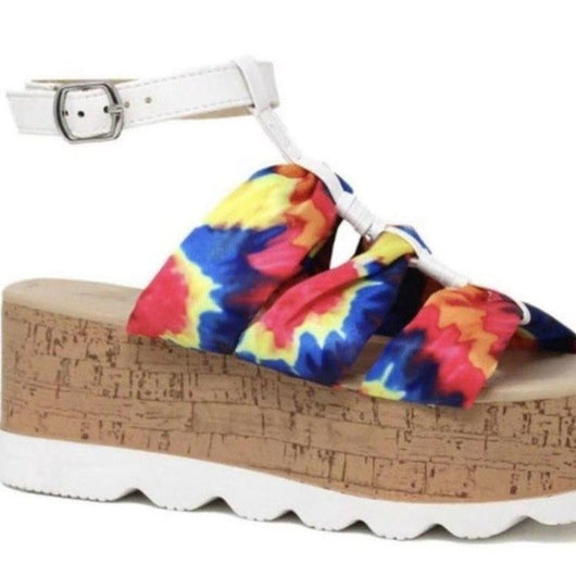 Sandalias Cuña Casual con Plataforma Gruesa y Punta Redonda - Estilo Europeo