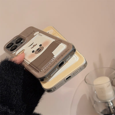 Funda Protectora Transparente con Soporte de Tarjetas para Teléfono - Image 9