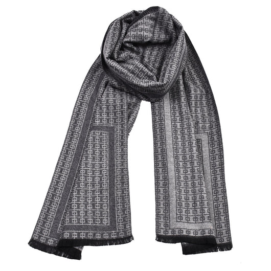 Bufanda Tejida Gruesa Cálida Reversible para Hombre Estilo Coreano - Image 21