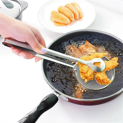 Colador Escurridor de Aceite Multifuncional Acero Inoxidable para Frituras