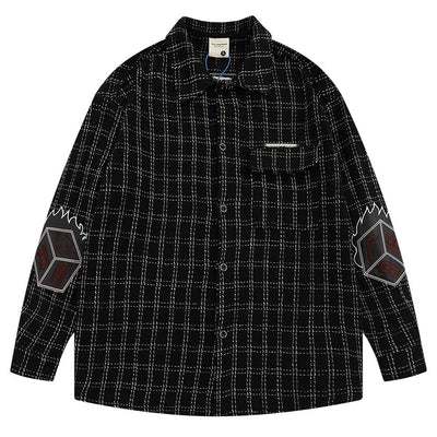 Camisa Manga Larga con Letras Bordadas - Image 12