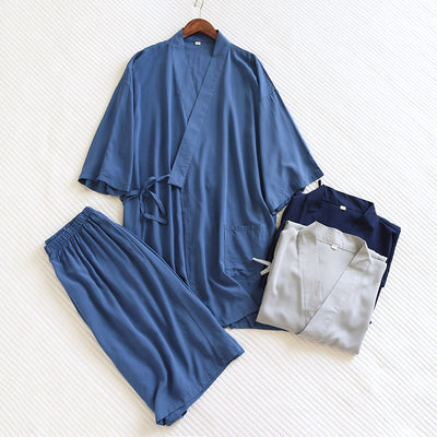 Pijama Hombre Algodón Seda - Short Verano Cómodo - Image 2